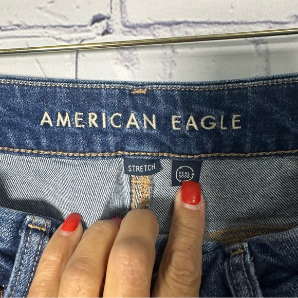 American Eagle Outfitters Blue Denim Jeans Size 6 - Picture 4 of 5